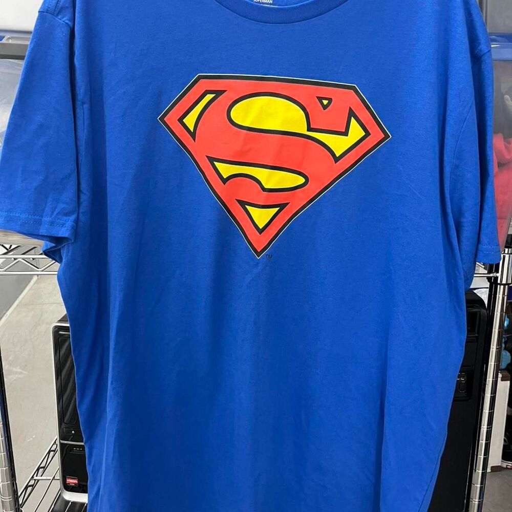Dc-comics Men's Blue T-shirt
